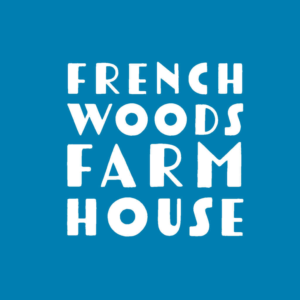 French woods farmhouse logo and brand colors